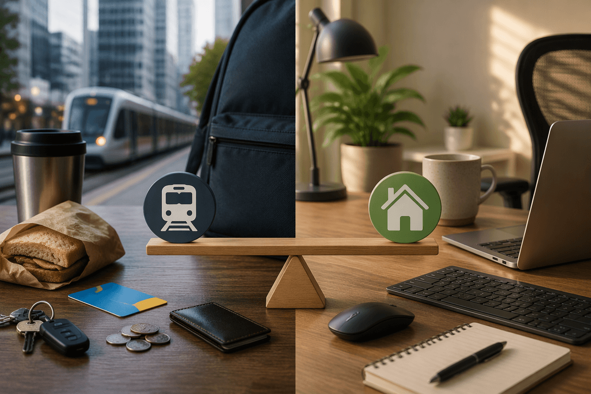 Remote vs. Office Work: How Do Commuting, Meals, and Home Costs Change?