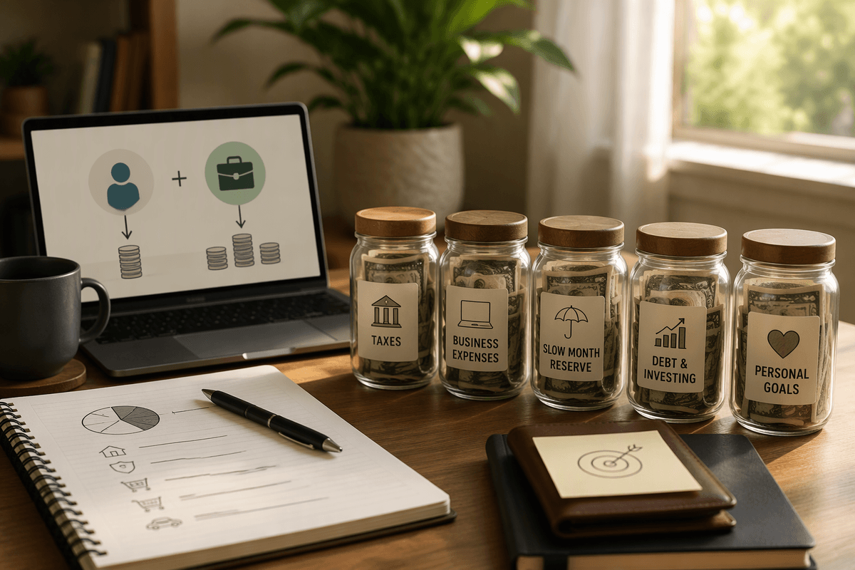 How to Manage Your Money When You Have a Salary Plus Freelance Income