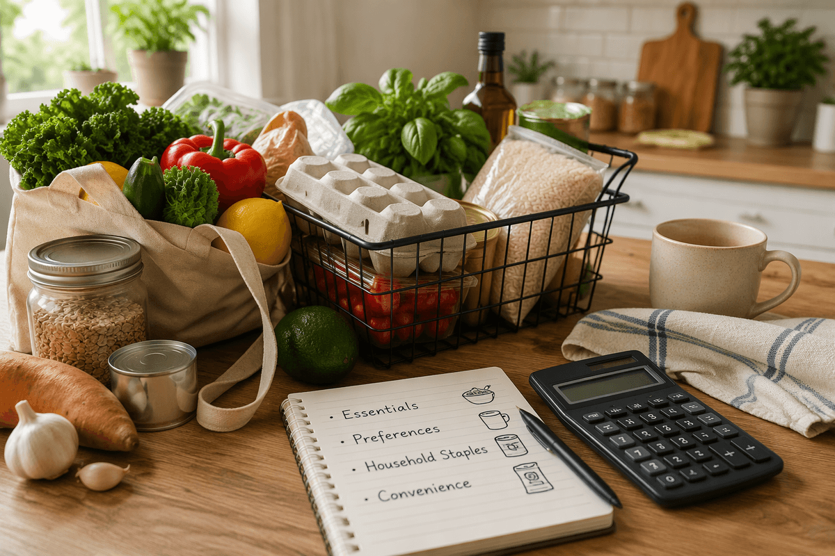 How to Set a Grocery Budget for a One-Person Household